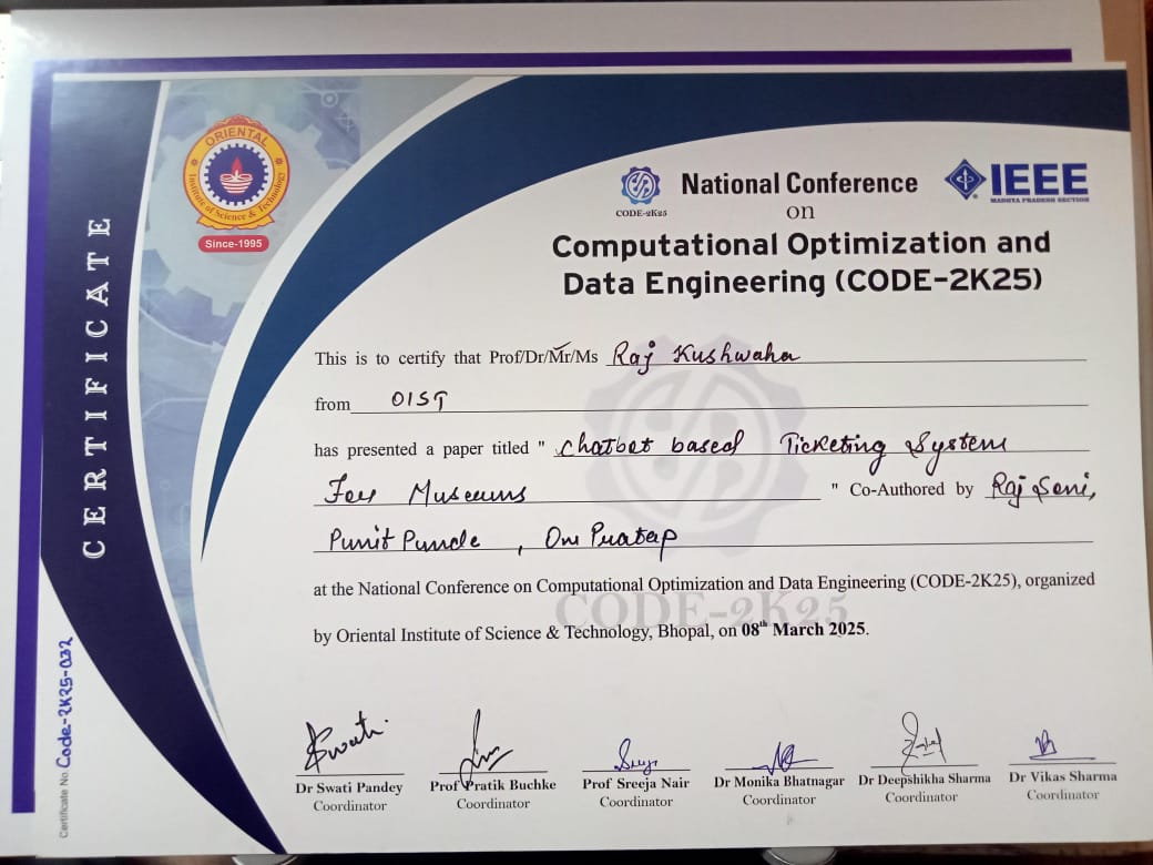IEEE Certificate